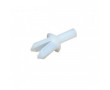 Rivet plastique Blanc &Oslash;3.5 pour Bavette / Elytre / Carrosserie
