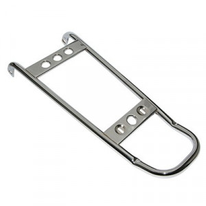 Porte Bagage Peugeot 103 SP SPX Chrome Type Origine (entraxe Large) // Remplac&eacute; par 711859