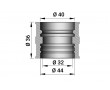 Manchon de Carburateur &Oslash; 40 / 44 Malossi pour Dellorto PHBE-PHF 30-34 (Lg 36mm)
