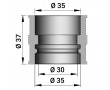 Manchon de Carburateur &Oslash; 35 Malossi pour VHSA 28-30 (Lg. 37mm)
