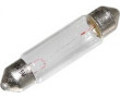 Ampoule 12V 5W NORME C5W CULOT SV 8.5-11X40 navette Blanc (Feu de Position) (X1) -Flosser-