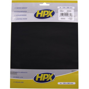 Papier a Poncer P2000 - Feuille Abrasif Carrosserie (230mm x 280mm) (Vendu a LA Feuille)