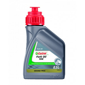 Huile de Fourche Suspension 10W Medium Castrol Fork Oil Min&eacute;rale Light Moto Scooter (500ml)
