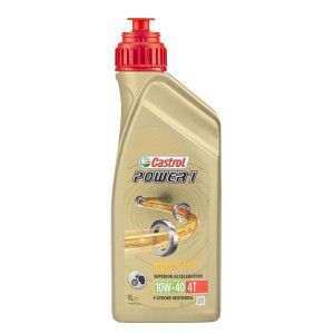 Huile Moto Castrol 10W40 Power 1 GPS Moto Scooter - Bidon 1L (Quad/Scooter)