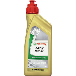 Huile Boite de Vitesse Moto et embrayage Castrol MTX 10W40 - Bidon 1L