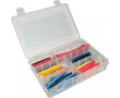 Gaine Thermoretractable &Oslash; 5,4 - 7,4 - 10,4 - 13,5mm BLEU-JAUNE-ROUGE-Noir (Assortiment) (Boite de 74 PIECES)