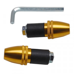 Embout de Guidon Replay Conique Molete Or - Paire