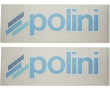 Autocollant Polini BLUE LINE Special Carrosserie Entierement Detourer (23x8cm) (225.0222) (2 stickers)