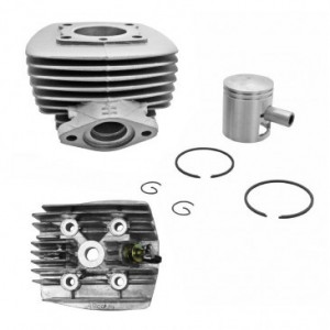 Haut Moteur Peugeot 103 &agrave; Bride Complet + Piston 2 Seg + Culasse (Alu 3T Type Origine)