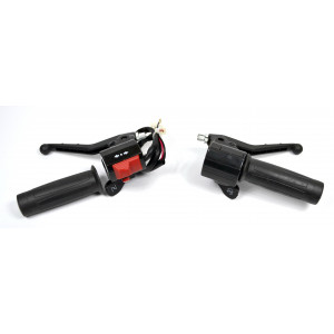 Kit Poign&eacute;e Peugeot 103 MVL SP Vogue - Gaz + Leviers Frein + D&eacute;compresseur + Starter Type CLB (Complet)