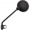 RETROVISEUR CYCLO UNIVERSEL ROND Noir A COLLIER