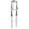 Fourche Cyclo Peugeot 103 SP SPX RCX Grise Adaptable Origine