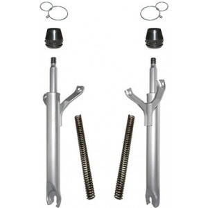 Fourreau de Fourche / Tube MBK 51 Super Swing Motob&eacute;cane Gris Complet (La Paire)