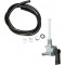 Robinet Essence Cyclo MBK 51, 41, CLUB (MOTEUR AV10) avec Durite NoirE + Colliers