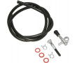 Robinet Essence Cyclo MBK 88 (A Tirette) avec Durite NoirE + Colliers