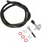 Robinet Essence Cyclo MBK 88 (A Tirette) avec Durite NoirE + Colliers