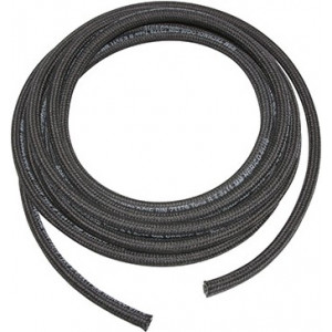 Durite Essence 6mm 6x11 Noir NBR Rev&ecirc;tement Textile Speciale Hydrocarbures - Au M&egrave;tre