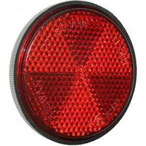 Catadiopre Universel Garde Boue Rouge Moto Cyclo Scooter &Oslash; 60mm