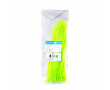 Collier de Serrage Rilsan 2,5x200mm Plastique Vert Fluo (Vendu par 100)