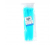 Collier de Serrage Rilsan 3,6x250mm Plastique Bleu Fluo (Vendu par 100)