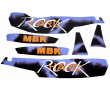 Kit D&eacute;co MBK 51 Hard Rock 95 Spray Violet Complet (Sticker Reproduction)