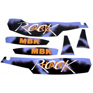 Kit D&eacute;co MBK 51 Hard Rock 95 Spray Violet Complet (Sticker Reproduction)
