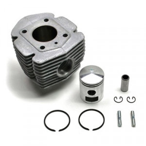Cylindre Motob&eacute;cane AV7 Airsal Ovale - Motoconfort Mobylette 40 50 Mobyx MBK 88 89 (49.9cc)