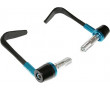 Protection de Levier Moto Polini Racing Mini GP Alu + Nylon Bleu 18-20mm - La Paire