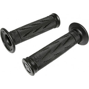 Rev&ecirc;tement Poign&eacute;e Progrip Racing 729 Noir Hard Comp&eacute;tition Moto Ferm&eacute; 120mm - Paire