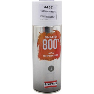 Bombe Peinture Haute Temp&eacute;rature 800&deg; Verni Transparent - Moteur / &Eacute;chappement - Arexons Pro Spray 400 ml (3437)