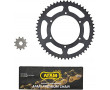 KIT CHAINE ADAPTABLE Derbi 50 SENDA X TREM 2013➔ 2017 420 11x53 (ALESAGE 105mm) (DEMULTIPLICATION ORIGINE) -AFAM-