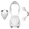 Kit Carrosserie Piaggio Zip AC 2000➔ Blanc (Pack Complet 4 Pi&egrave;ces)