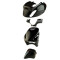 Kit Carrosserie Piaggio Zip AC 2000➔ Noir (Pack Complet 4 Pièces)