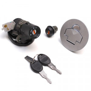 Contacteur a Cl&eacute; Neiman Moto 50cc Aprilia RS 50 1999➔ 2005 + Bouchon R&eacute;servoir + Serrure de Selle