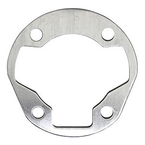 Cale d'Embase Cylindre MBK 51 Alu 1mm - Motob&eacute;cane / AV10 / 512
