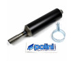 Silencieux pot d'&eacute;chappement Polini Racing Cyclo &Oslash;50mm Lg 200mm Noir Mat - Tube &Oslash;16