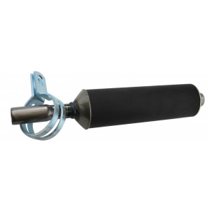 Silencieux pot d'&eacute;chappement Polini Racing Cyclo &Oslash;50mm Lg 200mm Noir Mat - Tube &Oslash;18
