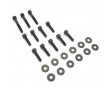 Vis Carter Replay Acier MBK Booster Yamaha Bw's Noir 6x25-40-45 (KIT de 12)