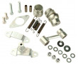 Rotule de Pot Doppler ER1 MBK 51 Magnum Racing Passion + Kit de Fixation Bras Carr&eacute; (Biellette + Patte)
