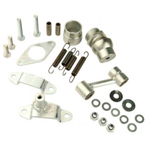 Rotule de Pot Doppler ER1 MBK 51 Magnum Racing Passion + Kit de Fixation Bras Carr&eacute; (Biellette + Patte)