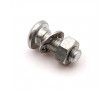 Vis de Fixation + Ecrou Tendeur de Chaine Simplex Motob&eacute;cane Motoconfort AV 85 88 / Peugeot 101 102 - Origine OEM