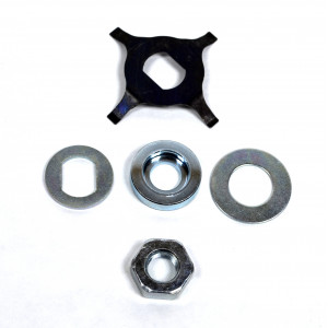 Kit R&eacute;paration Embrayage Peugeot 103 - 5 Pi&egrave;ces (Ecrou + Rondelles + Ressort)