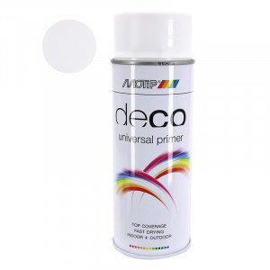 Bombe Peinture Glycero Appret Blanc Anti Rouille Spray 400ml -Motip-