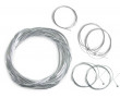 KIT Complet Cables + Gaine Chrome + Butees + 103 / 51 (GAZ / Starter / D&eacute;compresseur / Frein Avant / Frein Arriere)