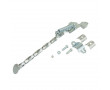 B&eacute;quille Lat&eacute;rale Cyclo Torsad&eacute; MBK / Motob&eacute;cane/ Peugeot 103 Chrom&eacute; Courte 270mm - Bras Ovale