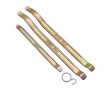D&eacute;monte Pneu 350mm + 240mm Buzzetti Pro Fusil type Michelin Pour Moto Scooter Cyclo (Jeu de 3)