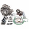 Carter Moteur Polini Peugeot 103 pour Support Origine Kit Complet + Clapet + Pipe 15/19 + Roulements