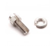 Vis Tendeur de Cable M8x1.00 Fendue Alu Poiign&eacute;e Targa &Oslash; gaine max 7mm / Fil Lg 15mm