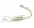 Pot d'&eacute;chappement Chrome Mobylette MBk 51 41 Motob&eacute;cane 40 50 AV10 AV7 Type Tromblon