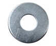 Rondelle Plate 8mm Large Acier Zingu&eacute; 8x22x1.2 fabrication France - Lot de 10